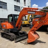 2023 Doosan DH60-7 mini excavator, side view 2023 Doosan DH60-7 mini excavator, side view