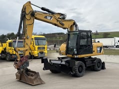 2012 Caterpillar M315D wheel excavator, front three-quarter view 2012 Caterpillar M315D wheel excavator, front three-quarter view