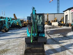 2023 Airman AX33U mini excavator, front view