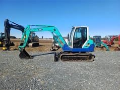 2012 IHI 60NS mini excavator, side view