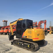 2024 Sany SY75C PRO mini excavator, rear three-quarter view 2024 Sany SY75C PRO mini excavator, rear three-quarter view