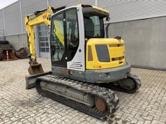2016 Wacker Neuson EZ80 mini excavator, rear three-quarter view