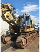2013 Caterpillar 328D Tunnelbag crawler excavator, side view