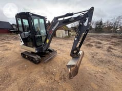 2017 Schaeff TC 22 mini excavator, side view
