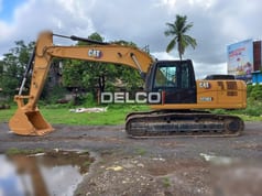 2026 Caterpillar 323D3 crawler excavator side view 2026 Caterpillar 323D3 crawler excavator side view