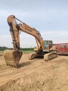 2023 Hyundai R385LC-9T crawler excavator, front three-quarter view 2023 Hyundai R385LC-9T crawler excavator, front three-quarter view