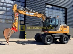 2016 CASE WX148 wheel excavator side view