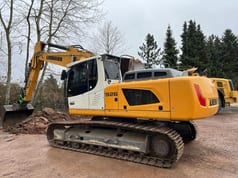 2017 Liebherr R926 crawler excavator, rear three-quarter view