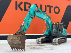 2018 Kobelco SK210LC-10 crawler excavator, side view 2018 Kobelco SK210LC-10 crawler excavator, side view
