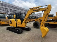 2022 Komatsu PC56-7 mini excavator, side view