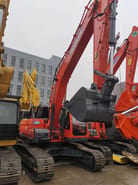 2019 Doosan DX225LC crawler excavator, front three-quarter view