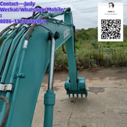 2021 Kobelco SK210-8 crawler excavator boom and bucket view