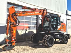 2022 Hitachi ZX175W-7 wheel excavator, side profile view