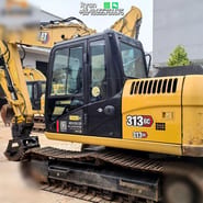 2023 Caterpillar 313GC crawler excavator side view 2023 Caterpillar 313GC crawler excavator side view