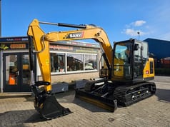 2025 Sany SY70C mini excavator, side view