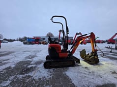 2019 Kubota U10-3 mini excavator, side view