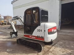 2018 Bobcat 331 mini excavator, rear three-quarter view 2018 Bobcat 331 mini excavator, rear three-quarter view