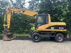 2005 Caterpillar M316C wheel excavator side view 2005 Caterpillar M316C wheel excavator side view