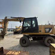 2018 Caterpillar M315D2 wheel excavator side view