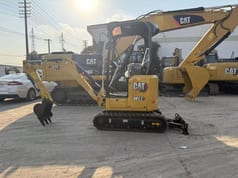 2022 Caterpillar 301.7 mini excavator side view 2022 Caterpillar 301.7 mini excavator side view