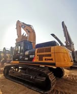 Caterpillar 340D crawler excavator, side view