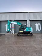 2022 Kobelco SK130LC-11 crawler excavator, side profile view