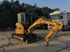 2007 Caterpillar 303C mini excavator, side view