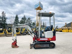 2013 Takeuchi TB108 mini excavator, side view 2013 Takeuchi TB108 mini excavator, side view