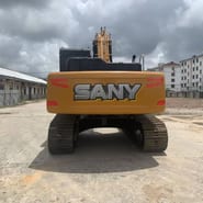 Sany SY215C crawler excavator, rear view