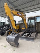 2026 XCMG XE60GA crawler excavator, front three-quarter view