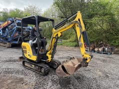 2019 Yanmar SV16 mini excavator, side view