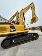 2021 Komatsu PC350LC-8 crawler excavator side view