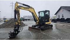 2020 Yanmar SV60-A mini excavator, side view
