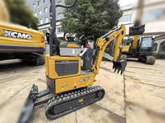 2025 XCMG XE10U mini excavator, rear three-quarter view 2025 XCMG XE10U mini excavator, rear three-quarter view