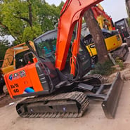 2024 Hitachi ZAXIS 60 mini excavator, front three-quarter view 2024 Hitachi ZAXIS 60 mini excavator, front three-quarter view