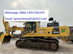 2019 Komatsu PC400-8 crawler excavator side view 2019 Komatsu PC400-8 crawler excavator side view