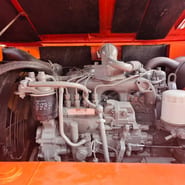 2024 Hitachi ZX60 Mini Excavator engine compartment view