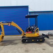 2022 Caterpillar 303E mini excavator, side profile view 2022 Caterpillar 303E mini excavator, side profile view