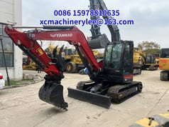 2024 Yanmar 80VIO crawler excavator, side view