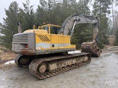 1998 Volvo EC280 crawler excavator, rear three-quarter view