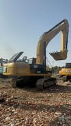 2022 Caterpillar 336D crawler excavator, rear three-quarter view