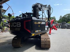 JCB 150X LC crawler excavator, rear three-quarter view