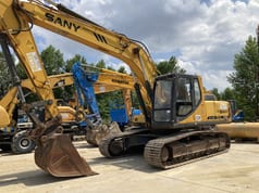 2008 Sany SY 230 C crawler excavator, front three-quarter view