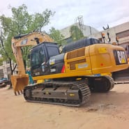 2024 Caterpillar 336D2L crawler excavator, rear three-quarter view 2024 Caterpillar 336D2L crawler excavator, rear three-quarter view
