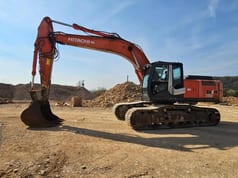 2008 Hitachi Zaxis 280 LCN crawler excavator side view