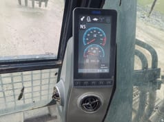 2021 XCMG XE335DK crawler excavator interior monitor view