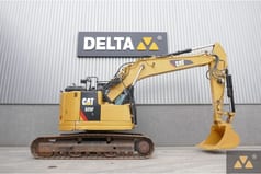 2018 Caterpillar 325FL crawler excavator, side view