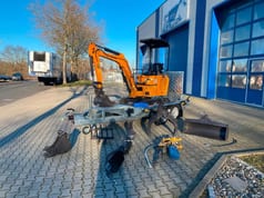 2026 Berger Kraus BK1500JS mini excavator on trailer with attachments 2026 Berger Kraus BK1500JS mini excavator on trailer with attachments