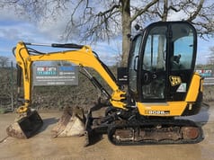 2021 JCB 8026 CTS mini excavator, side view 2021 JCB 8026 CTS mini excavator, side view