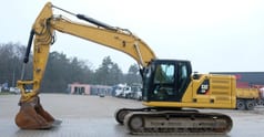 2019 Caterpillar 320 crawler excavator, side view 2019 Caterpillar 320 crawler excavator, side view